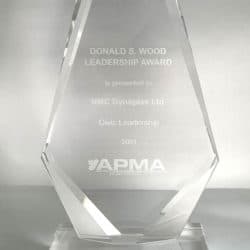 Donal S Wood Leadership Award 2021 - National Molding