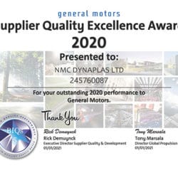 Gm 2020 Sqea Award - National Molding